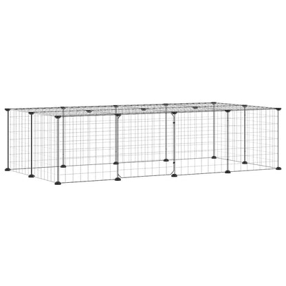 Pet Cage | Black | Powder-coated steel | 35 x 35 cm panels |  Modular