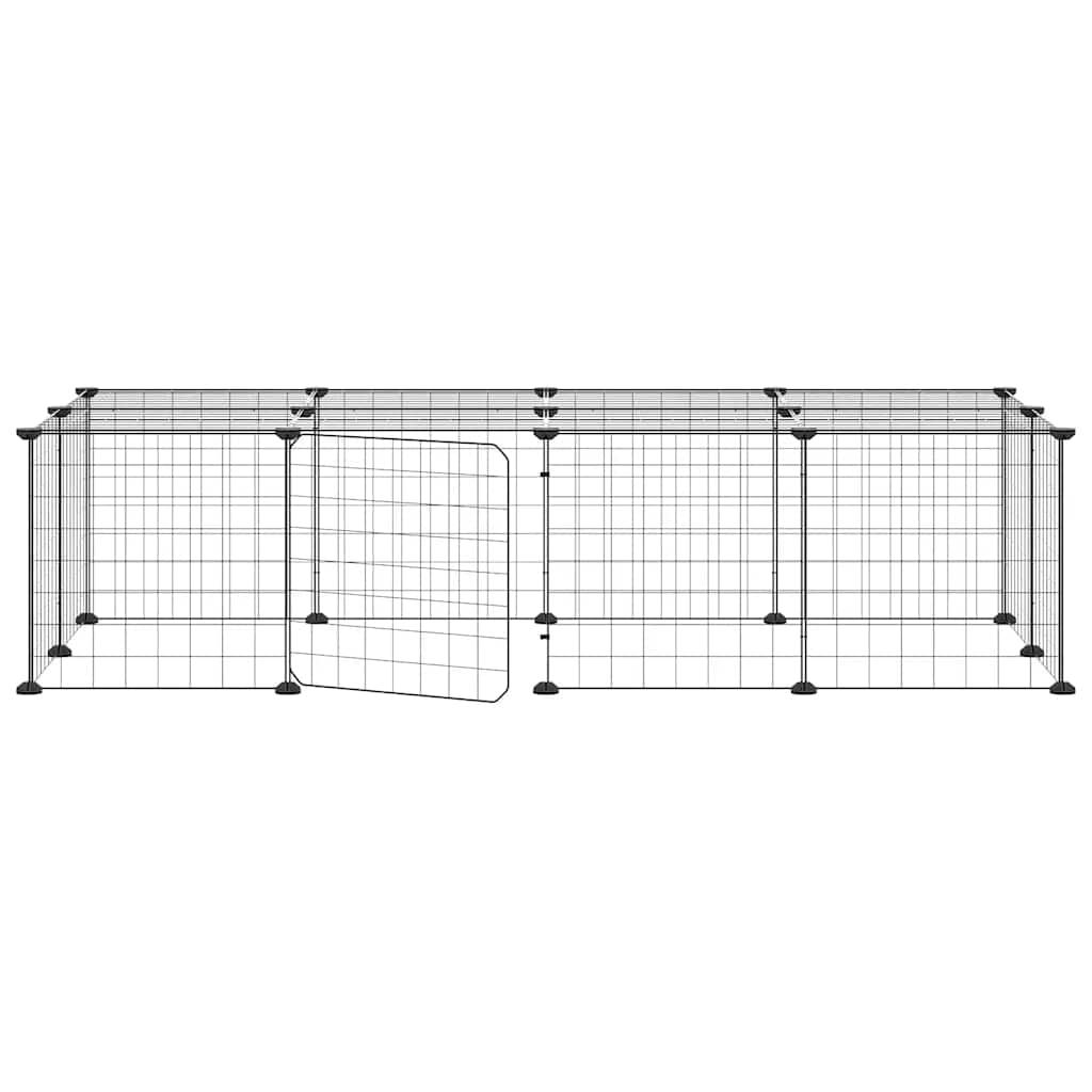 Pet Cage | Black | Powder-coated steel | 35 x 35 cm panels |  Modular