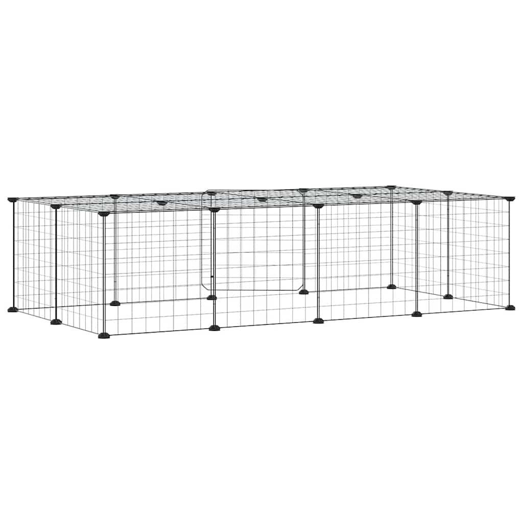 Pet Cage | Black | Powder-coated steel | 35 x 35 cm panels |  Modular