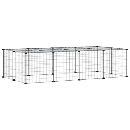 Pet Cage | Black | Powder-coated steel | 35 x 35 cm panels |  Modular