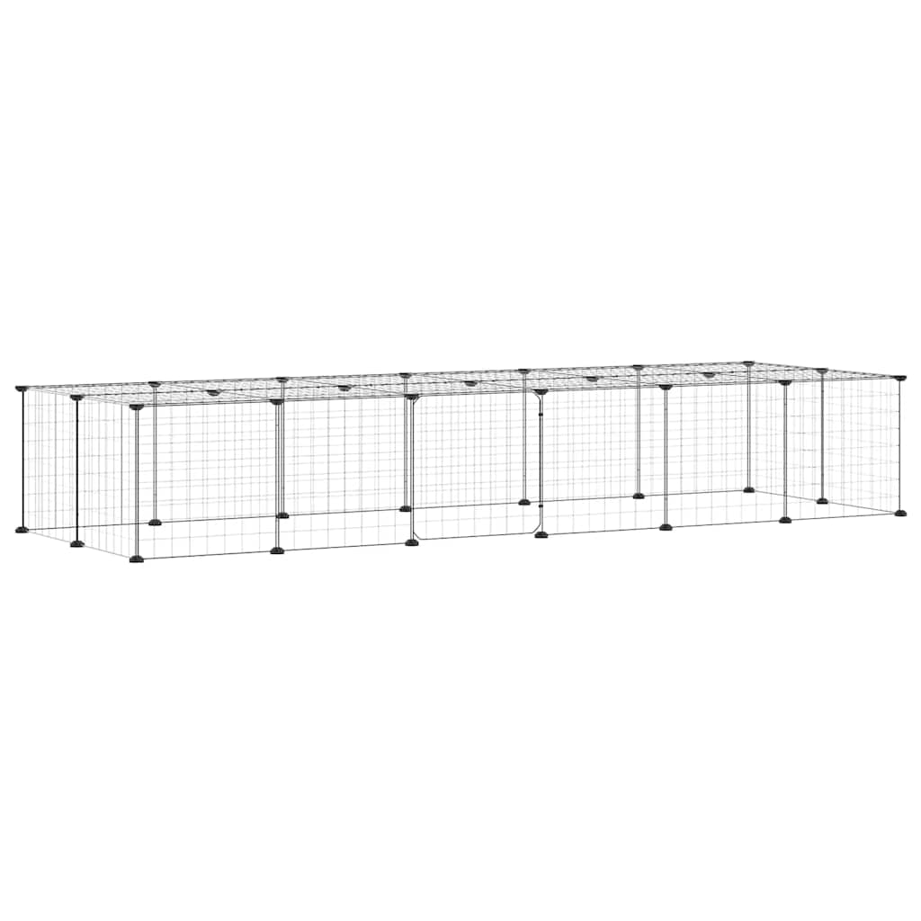 Pet Cage | Black | Powder-coated steel | Large | Collapsible | Pet Cage