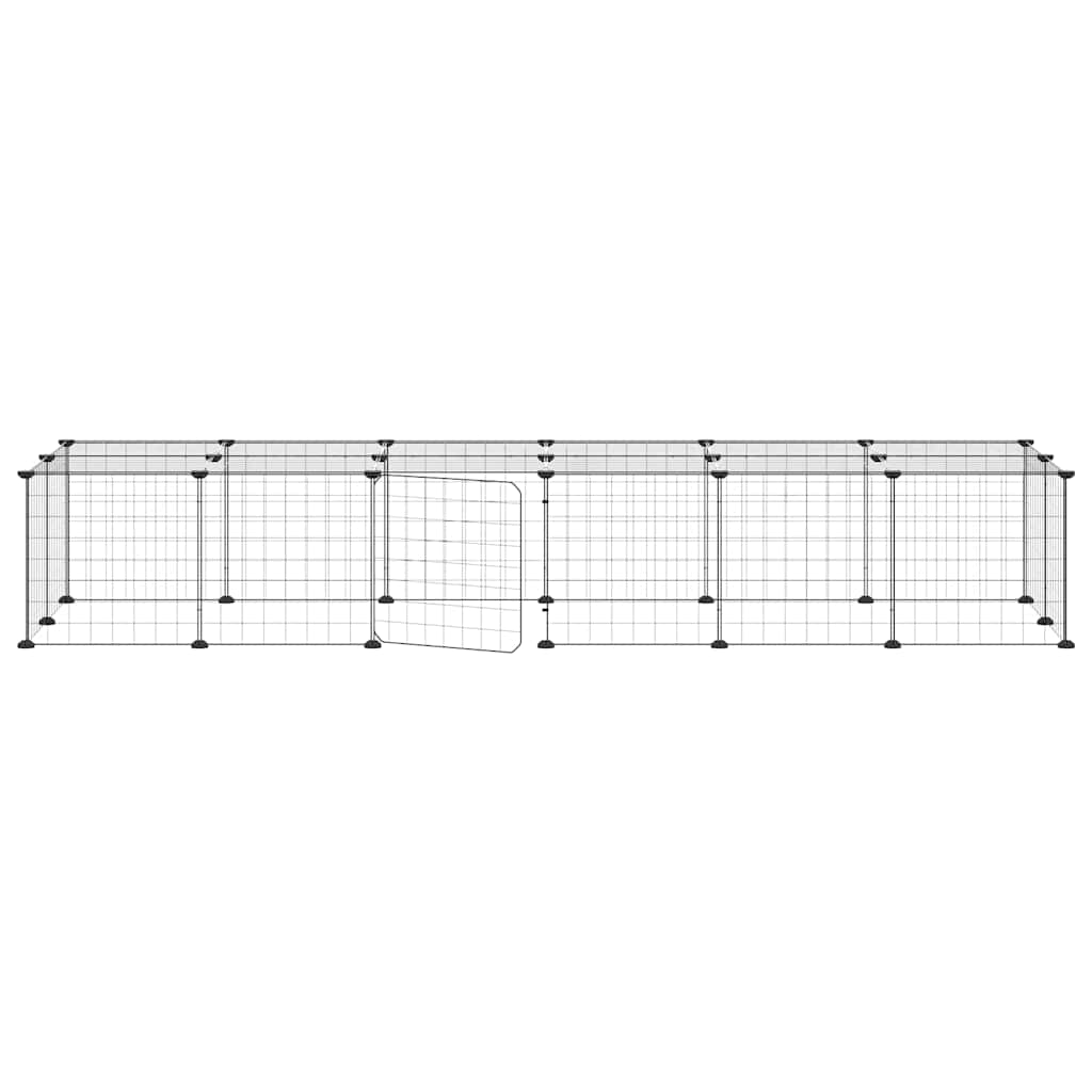 Pet Cage | Black | Powder-coated steel | Large | Collapsible | Pet Cage