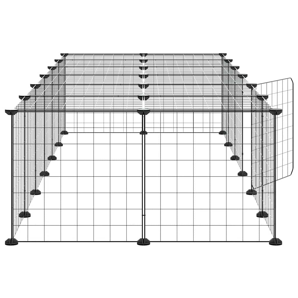 Pet Cage | Black | Powder-coated steel | Large | Collapsible | Pet Cage