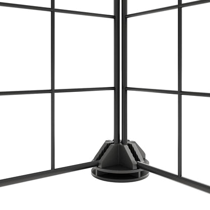 Pet Cage | Black | Powder-coated steel | Large | Collapsible | Pet Cage