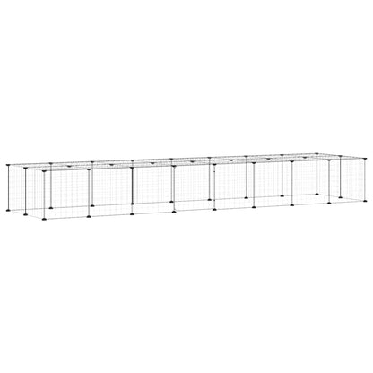 Pet Cage | Black | Powder-coated steel | 36-panel | Foldable | Pet Cage
