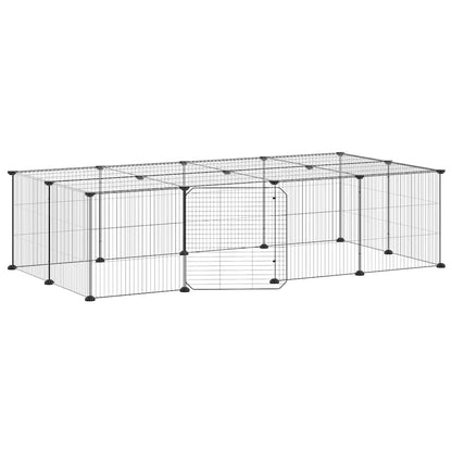 Pet Cage | Black | Powder-coated steel | Good for Small to Medium Pets