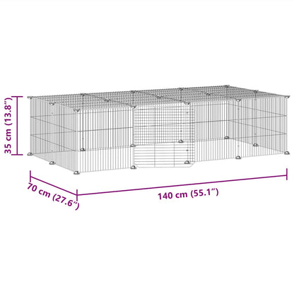 Pet Cage | Black | Powder-coated steel | Good for Small to Medium Pets