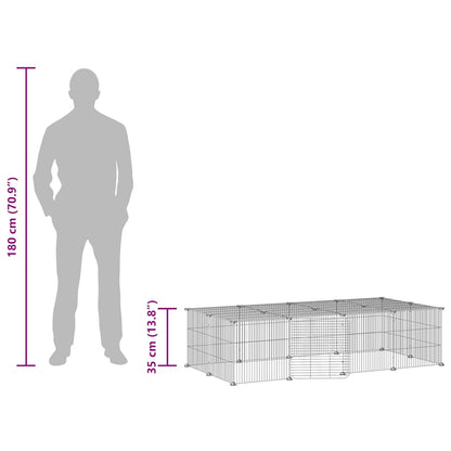 Pet Cage | Black | Powder-coated steel | Good for Small to Medium Pets