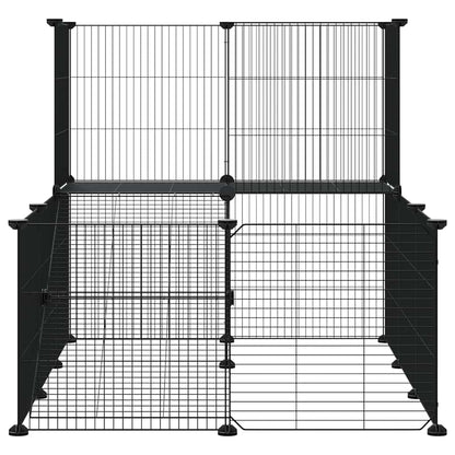 Pet Cage | Black | Powder-coated steel | Medium | Expandable | Cage