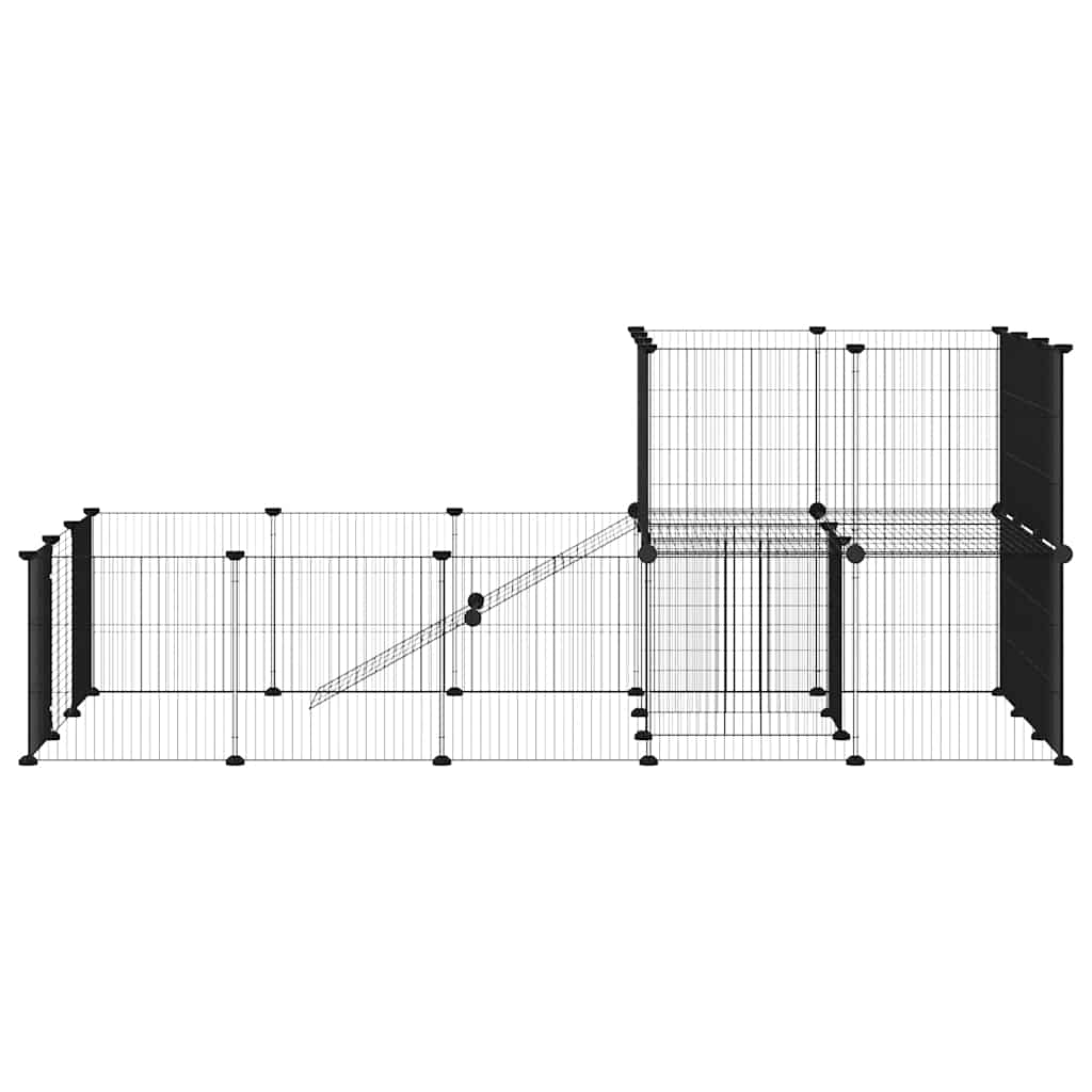 Pet Cage | Black | Powder-coated steel | Large | Collapsible | Pet Cage