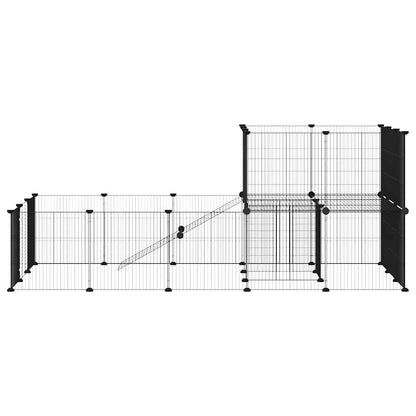 Pet Cage | Black | Powder-coated steel | Large | Collapsible | Pet Cage