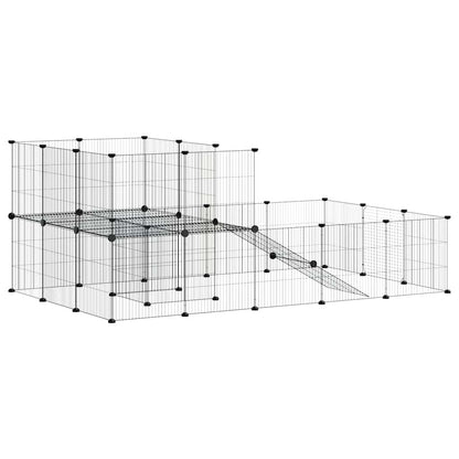 Pet Cage | Black | Powder-coated steel | Large | Collapsible | Pet Cage