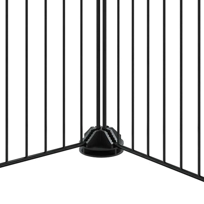 Pet Cage | Black | Powder-coated steel | Adjustable up to 35x35 cm panels