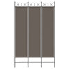 3-Panel Room Divider Anthracite 120x200 cm Fabric