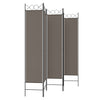 5-Panel Room Divider Anthracite 200x200 cm Fabric