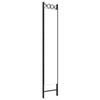 4-Panel Room Divider White 63"x86.6" Fabric