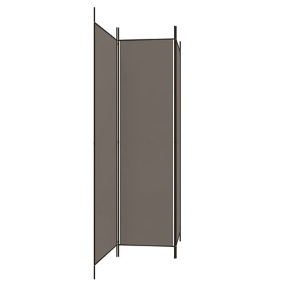 3-Panel Room Divider Anthracite 150x200 cm Fabric