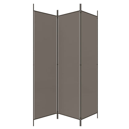 3-Panel Room Divider Anthracite 150x200 cm Fabric