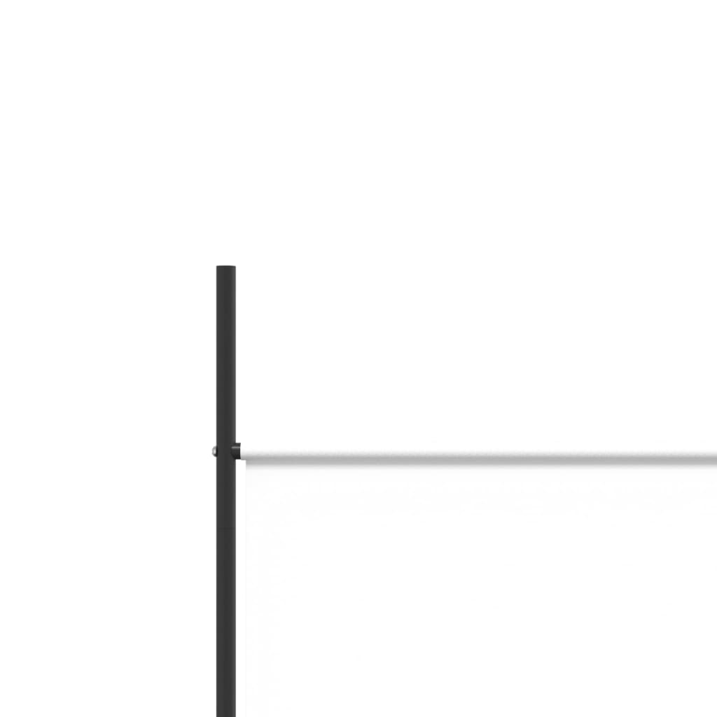 4-Panel Room Divider White 78.7"x78.7" Fabric