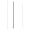 3-Panel Room Divider White 59.1"x86.6" Fabric
