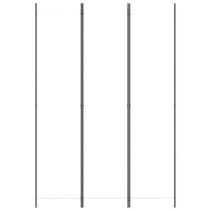 3-Panel Room Divider White 59.1"x86.6" Fabric