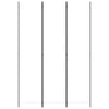 3-Panel Room Divider White 59.1"x86.6" Fabric