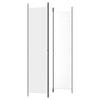 3-Panel Room Divider White 59.1"x86.6" Fabric