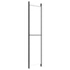 4-Panel Room Divider White 200x220 cm Fabric