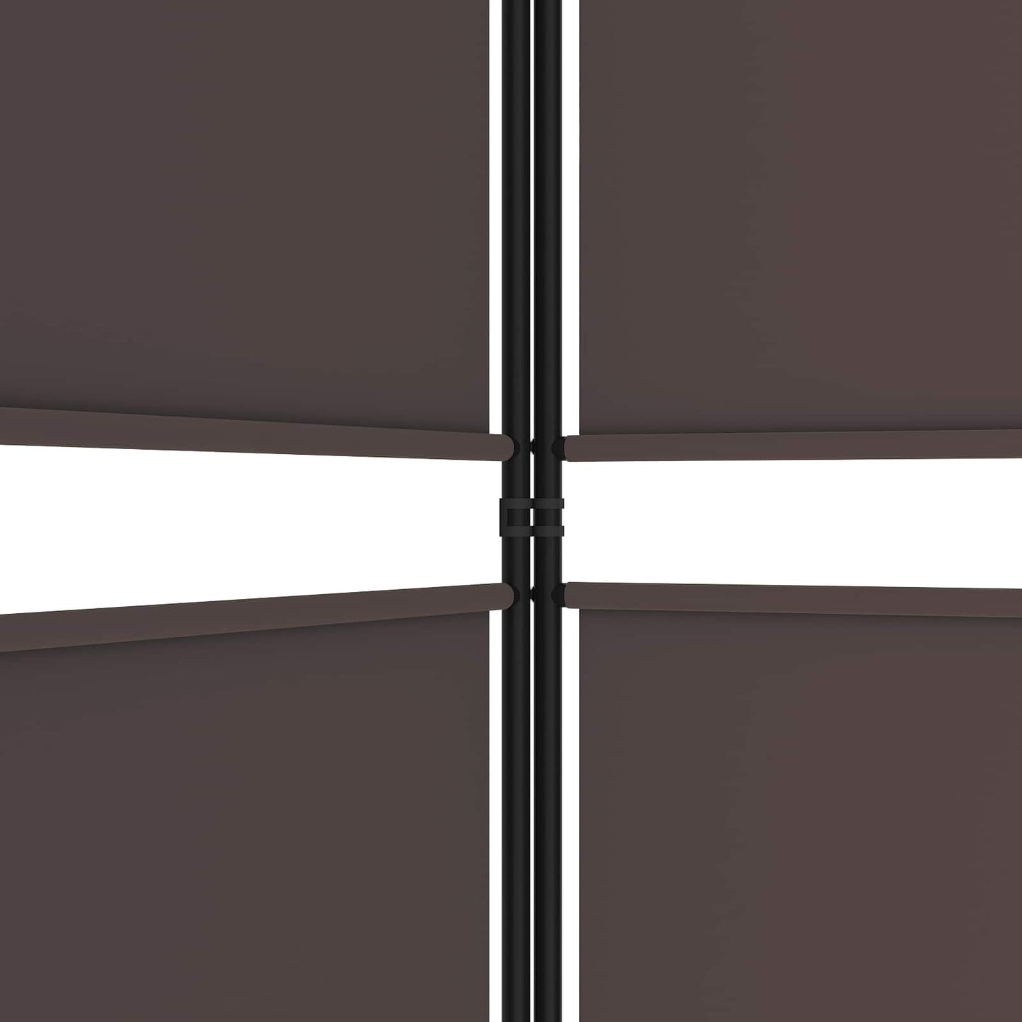 6-Panel Room Divider Brown 300x180 cm Fabric