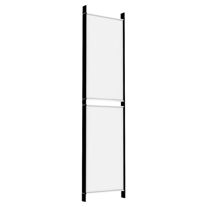 5-Panel Room Divider White 98.4"x78.7" Fabric