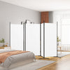5-Panel Room Divider White 433x180 cm Fabric