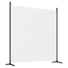 3-Panel Room Divider White 525x180 cm Fabric