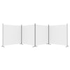 4-Panel Room Divider White 698x180 cm Fabric