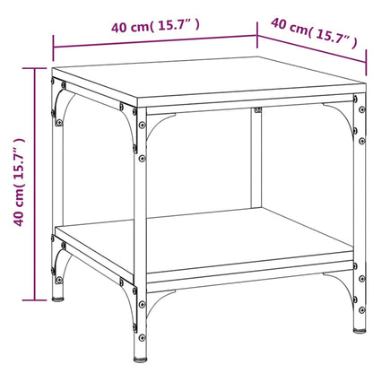 Side Tables 2 pcs Sonoma Oak 40x40x40 cm Engineered Wood