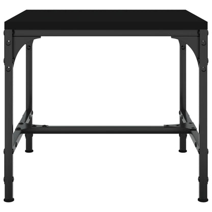 Coffee Table Black 50x50x35 cm Engineered Wood