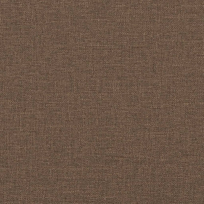 Massage Reclining Office Chair Brown Fabric