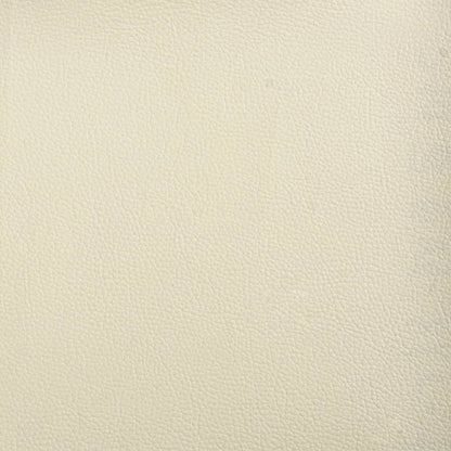 Reclining Office Chair Cream Faux Leather