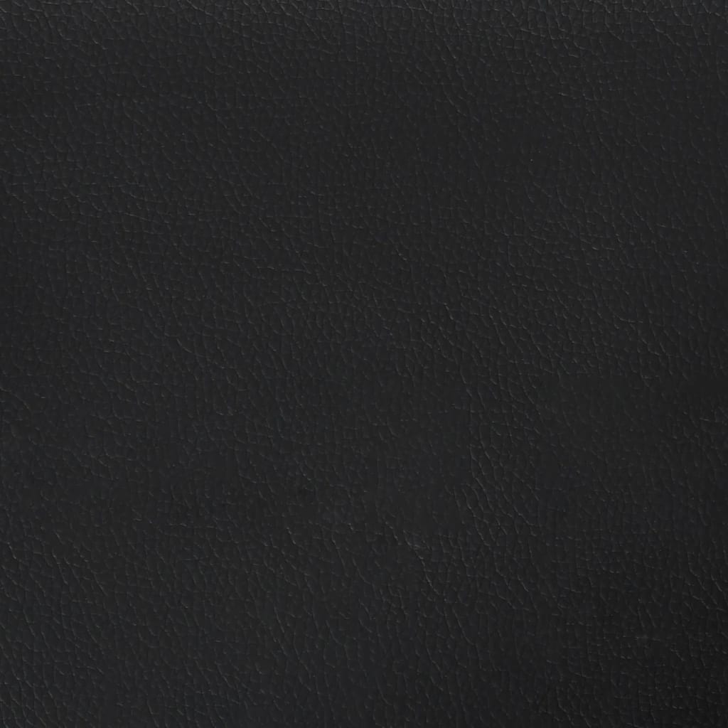 Reclining Office Chair Black Faux Leather