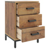 Bedside Cabinet Brown 36x30x54 cm Solid Pinewood