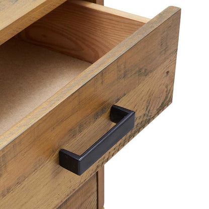 Bedside Cabinet Brown 36x30x54 cm Solid Pinewood