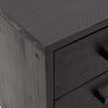 Bedside Cabinet Black 36x30x54 cm Solid Pinewood