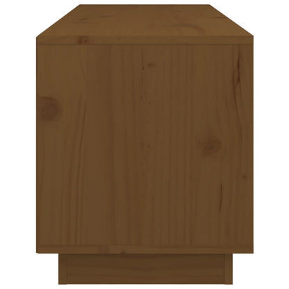 TV Cabinet Honey Brown 105x34x40 cm Solid Wood Pine