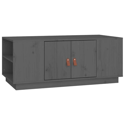Coffee Table | Grey | Solid pine wood | 100x50 cm; Moderate