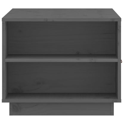 Coffee Table Grey 100x50x41 cm Solid Wood Pine