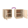 Bedside Cabinet 40x34x45 cm Solid Wood Pine