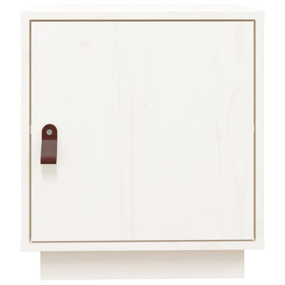 Bedside Cabinets 2 pcs White 40x34x45 cm Solid Wood Pine