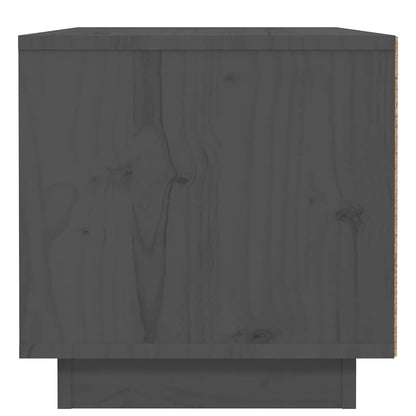 Bedside Cabinets 2 pcs Grey 40x34x35 cm Solid Wood Pine