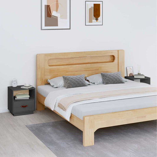 Bedside Cabinet | Set of 2 | Grey