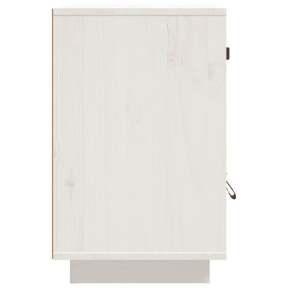 Bedside Cabinets 2 pcs White 40x34x55 cm Solid Wood Pine
