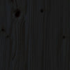 Bedside Cabinet Black 40x34x55 cm Solid Wood Pine